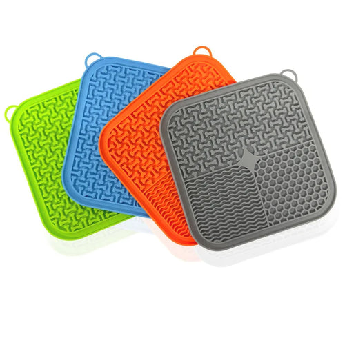 Pack de alfombrillas de lamer de silicona en varios colores